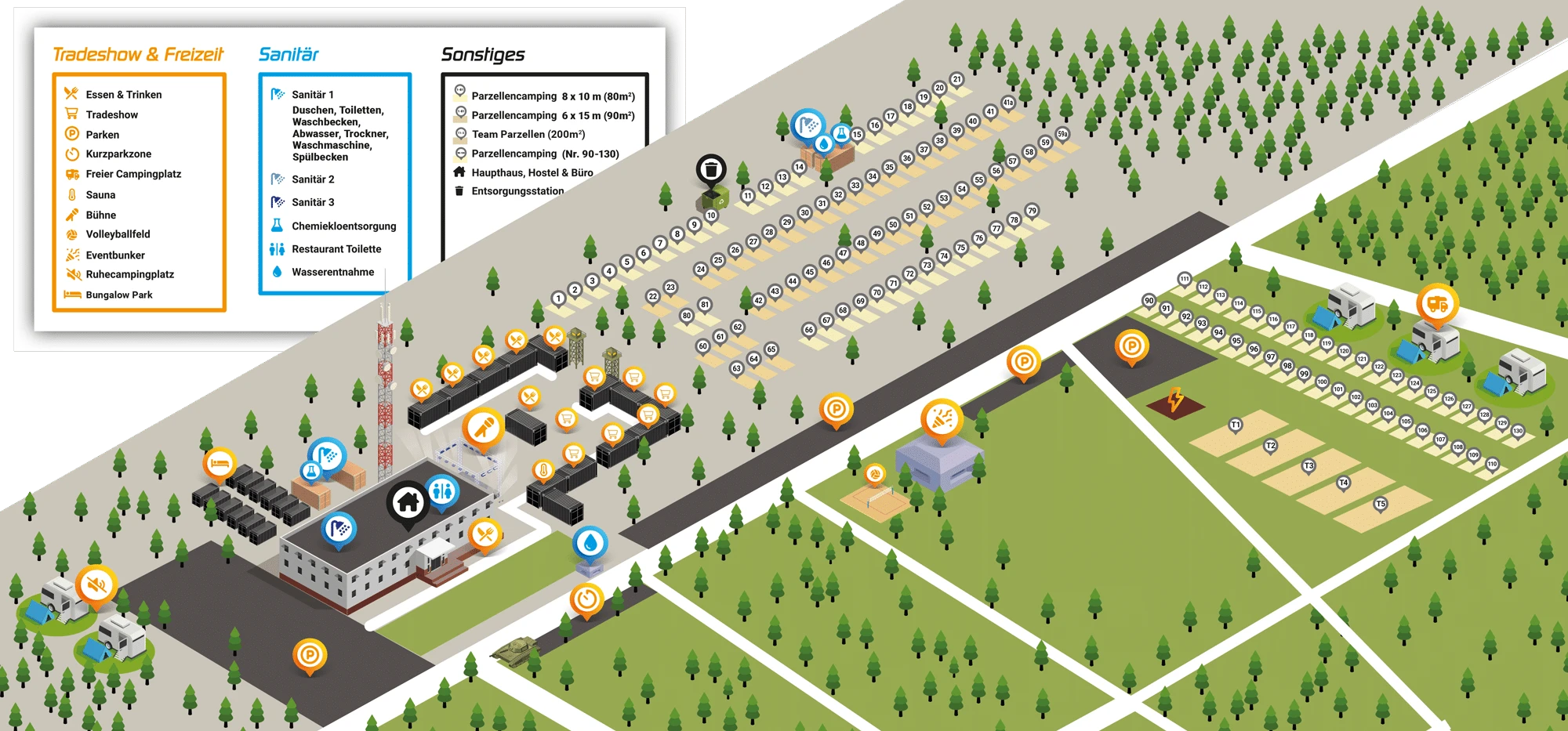 Camping Parzellen